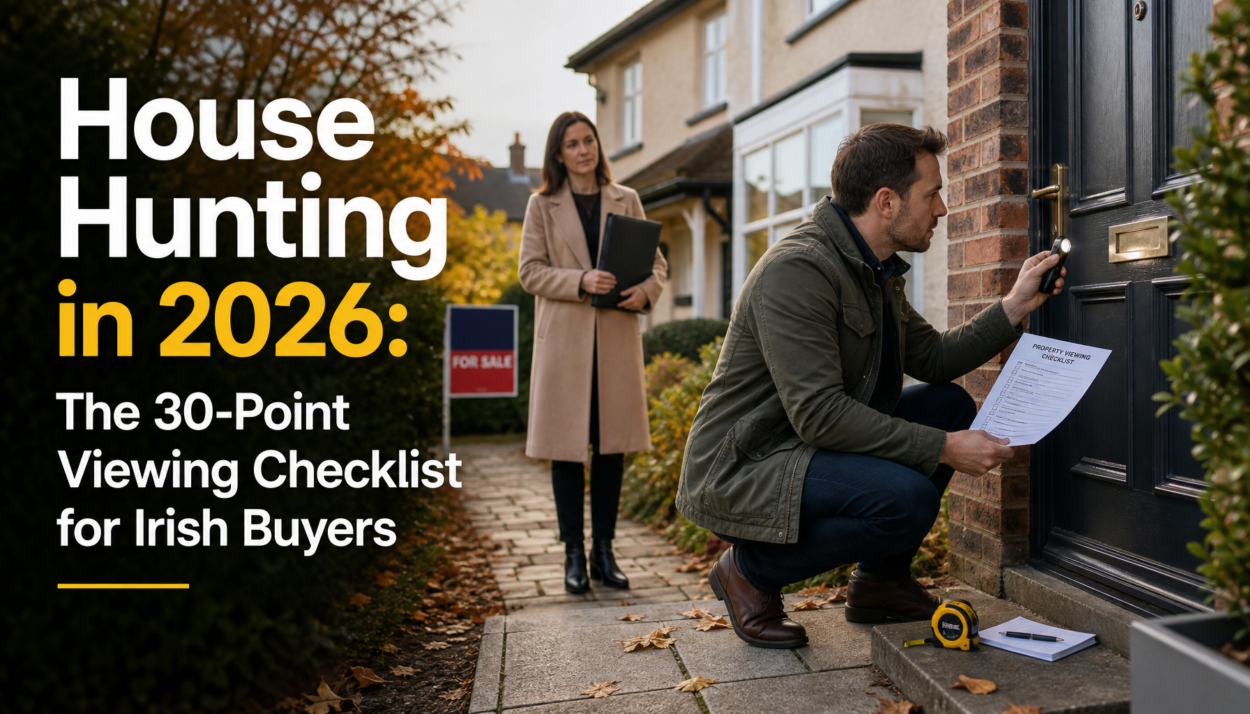 House Hunting in 2026: The 30-Point Viewing Checklist for Irish Buyers