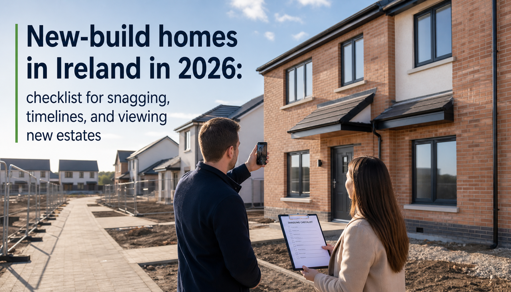 New-build homes in Ireland in 2026: checklist for snagging, timelines, and viewing new estates