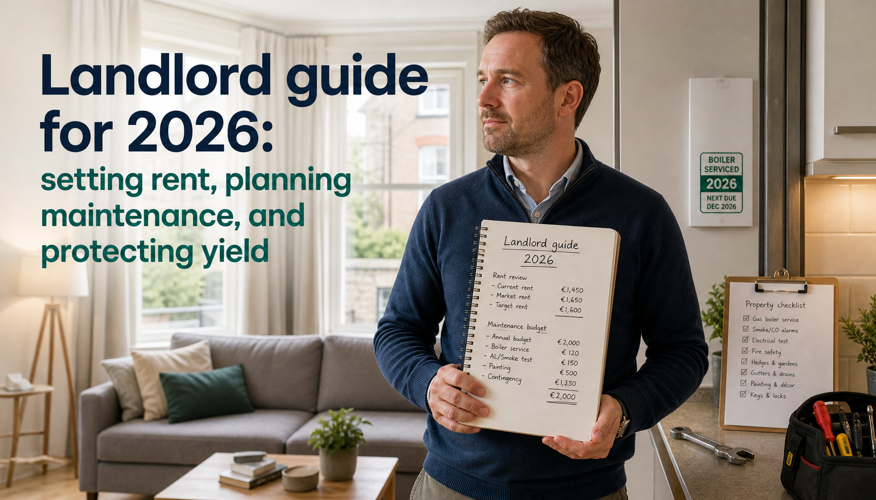 Landlord guide for 2026: setting rent, planning maintenance, and protecting yield