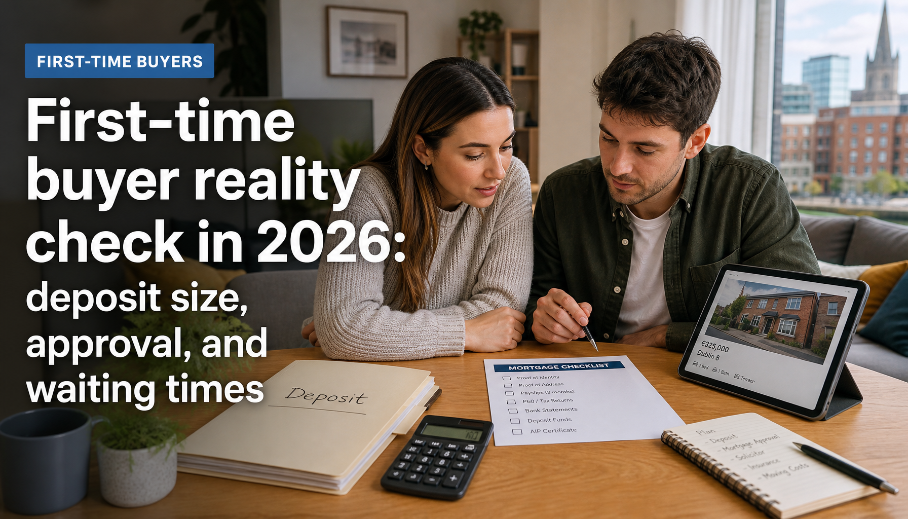 First-time buyer reality check in 2026: deposit size, approval, and waiting times