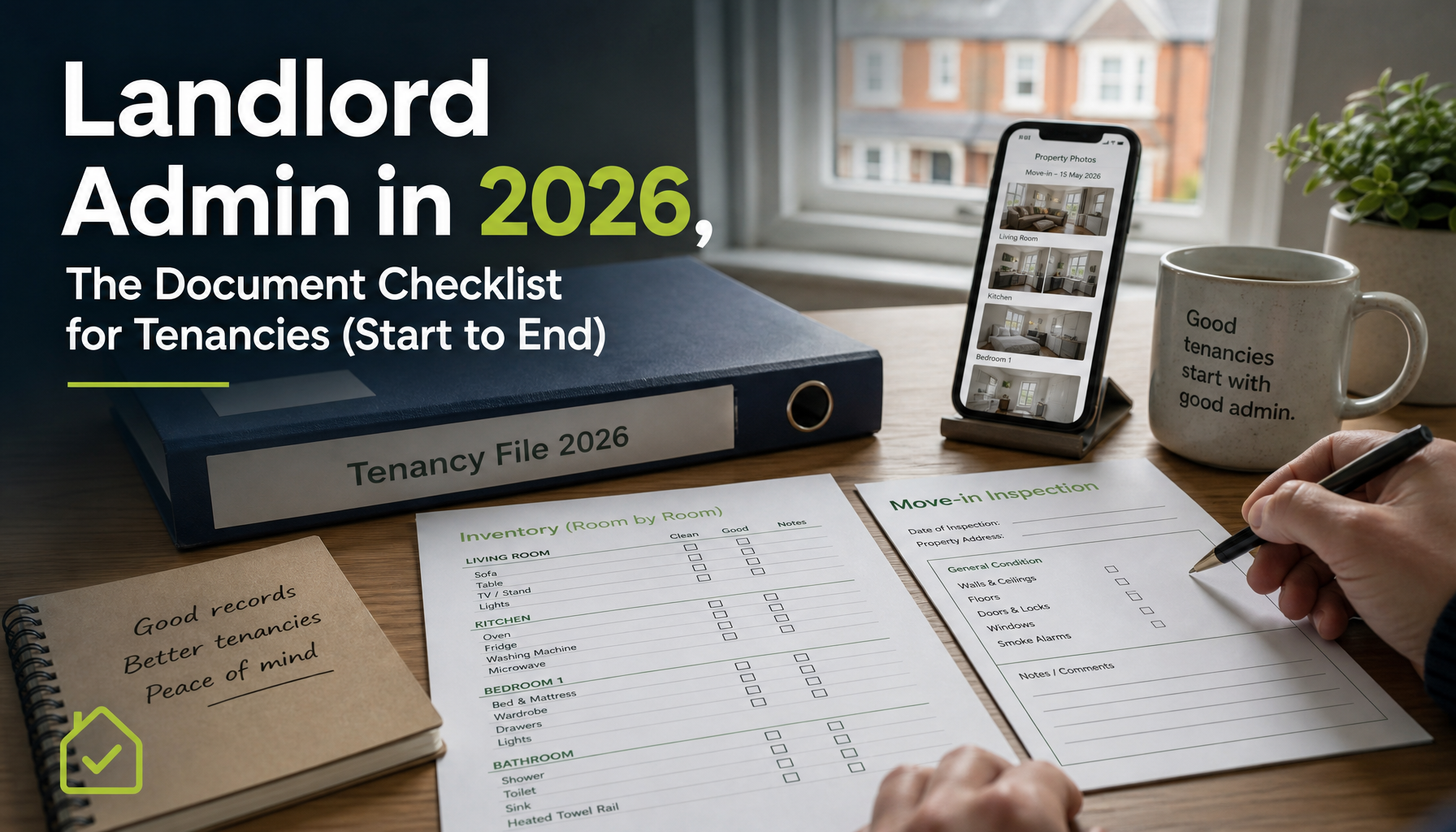 Landlord Admin in 2026, The Document Checklist for Tenancies (Start to End)
