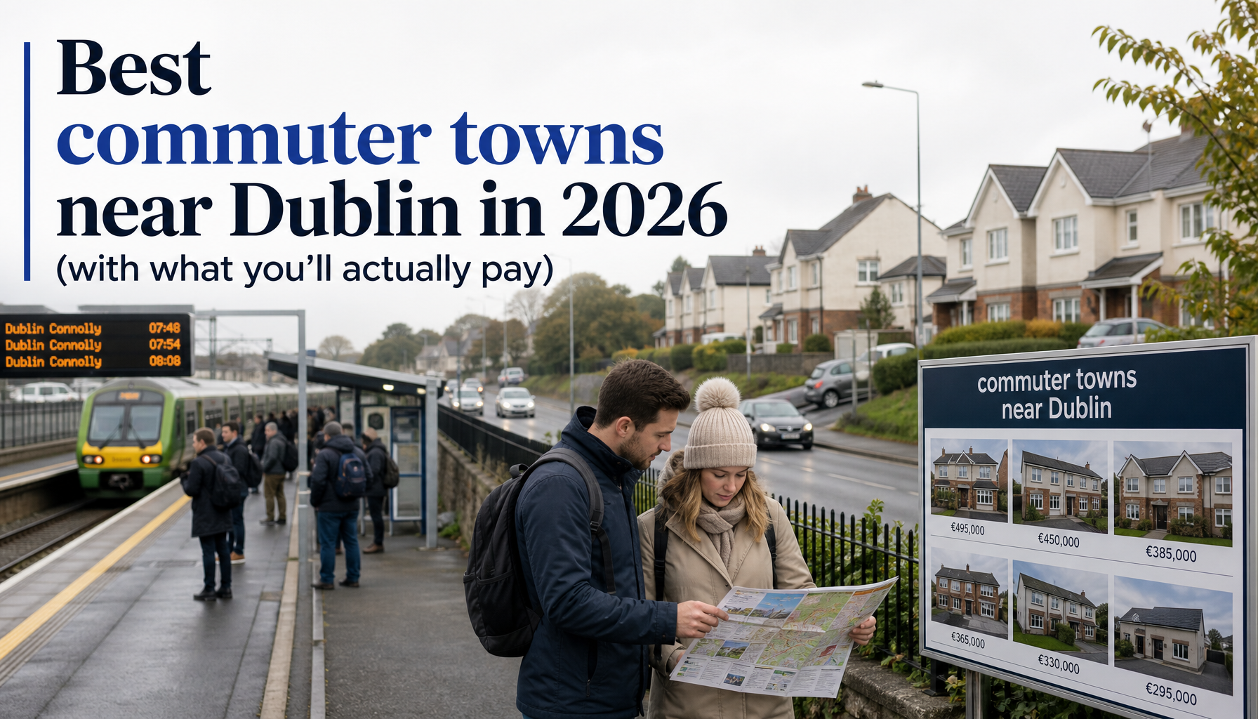 Best commuter towns near Dublin in 2026 (with what you’ll actually pay)